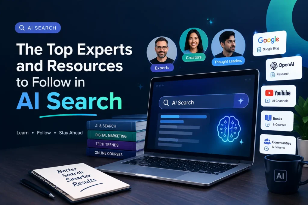 The Top Experts and Resources to Follow in AI Search