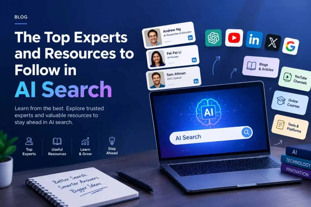 Top experts and resources to follow in ai search